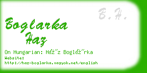 boglarka haz business card